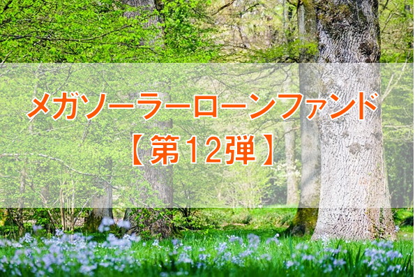 【第12弾】メガソーラーローンファンド（第3次募集）