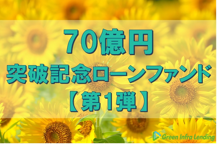 【第1弾】70億円突破記念ローンファンド（第3次募集）